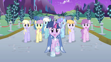 my little pony friendship on the tracks
